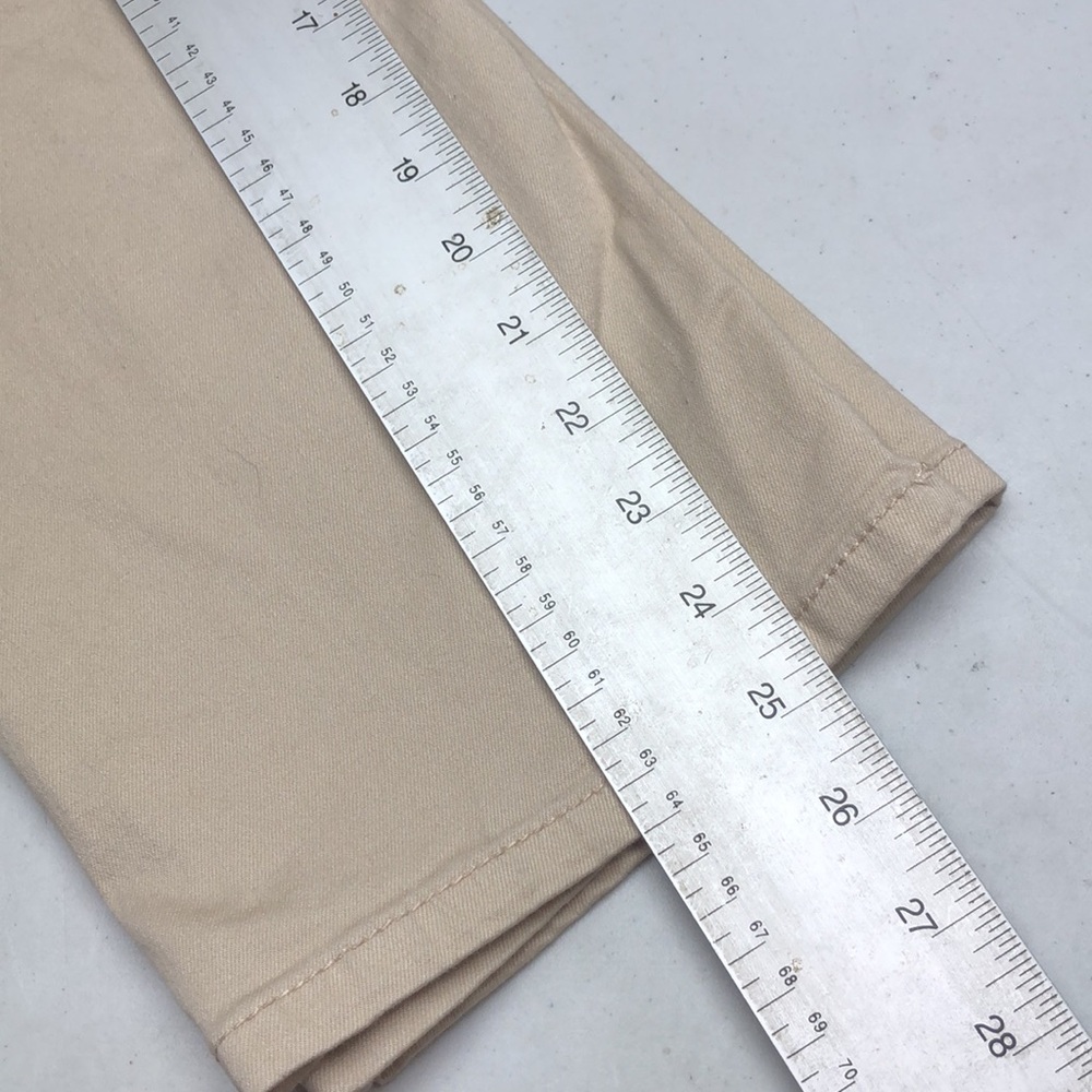 LIKE NEW SANTANA TAN HIGH-RISE CROP JEANS 14/32x25 ⭐️ - Picture 11 of 12